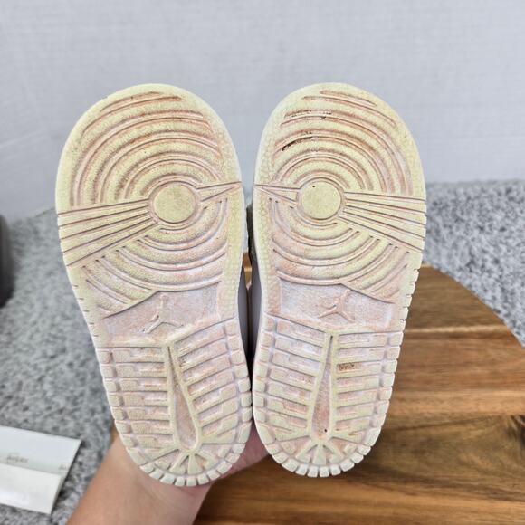 Jordan 1 Low TD Alt Sail Lt Laser Orange White Casual Daily Sneaker Toddler 8c - Picture 9 of 13